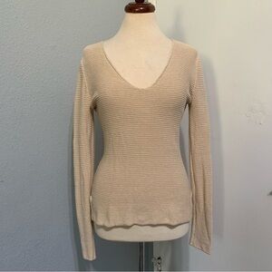 One Teaspoon Women Boho Cream Long Sleeve Sweater Size 6 Medium 100% Cotton‎